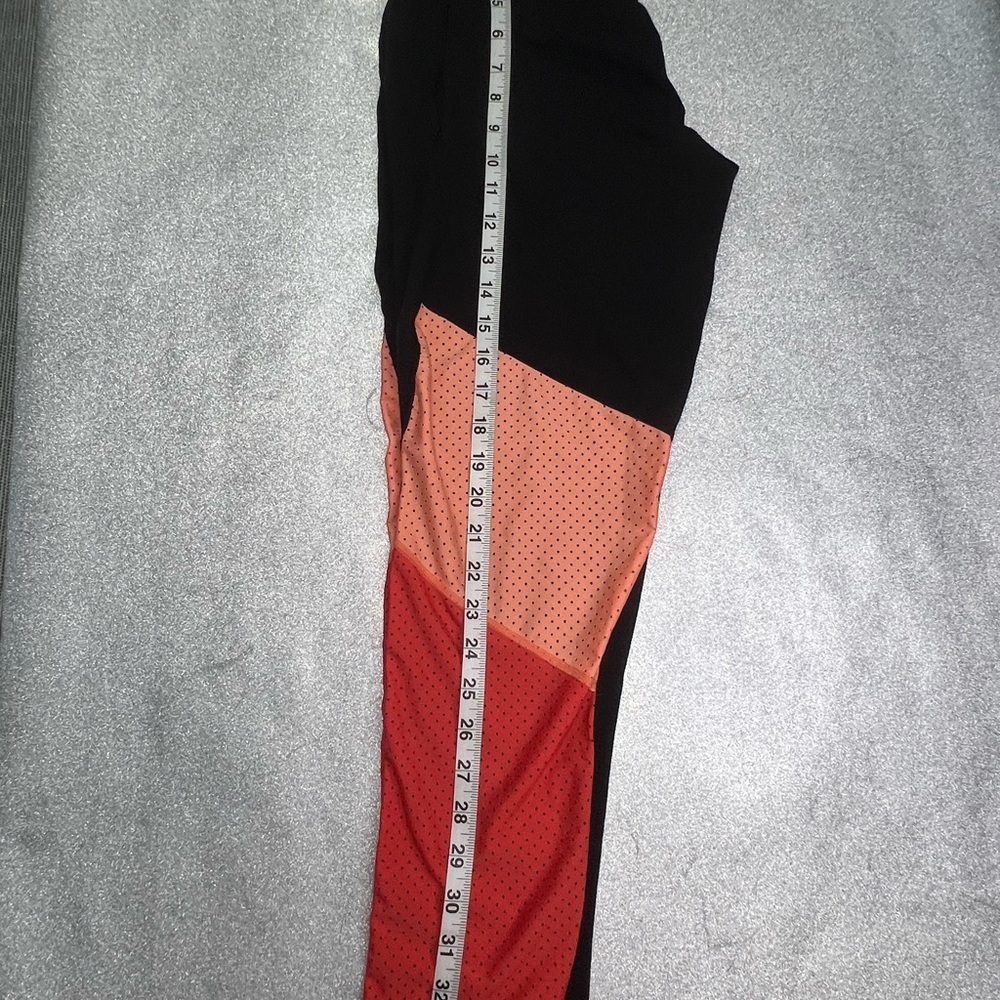 Adidas ‎ Black and Orange Leggings - Picture 7 of 7